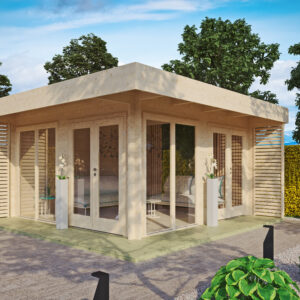 Gartenhausfabrik Gartenlounge Lina 44 A, Dicke 44 mm Natur Allianz Gartenhausfabrik Gartenlounge Lina 44 A, Dicke 44 mm