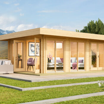 Gartenhausfabrik Gartenlounge Lina 44 B, Dicke 44 mm