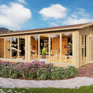 Gartenhausfabrik Gartenhaus Marina 44, Dicke 44 mm