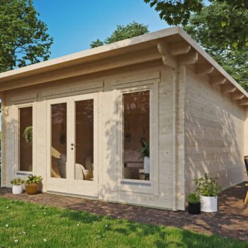 Gartenhausfabrik Gartenhaus Jacob 44 F, Dicke 44 mm