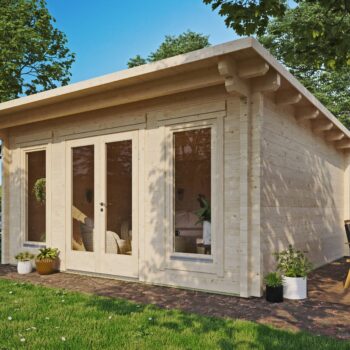 Gartenhausfabrik Gartenhaus Jacob 90 F, Dicke 90 mm
