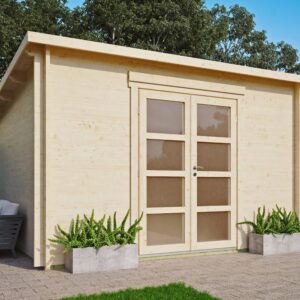 Gartenhausfabrik Gartenhaus Max 44 I, Dicke 44 mm Natur Allianz Gartenhausfabrik Gartenhaus Max 44 I, Dicke 44 mm