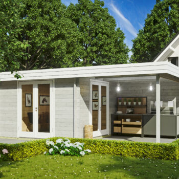Gartenhausfabrik Gartenhaus Ranja 44, Dicke 44 mm