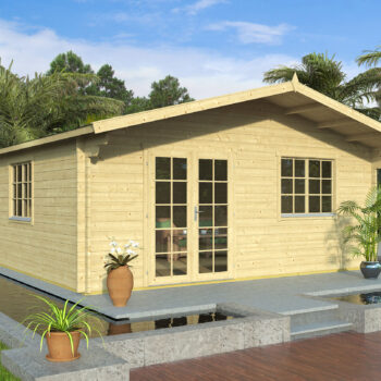 Gartenhausfabrik Gartenhaus Rocky 44, Dicke 44 mm