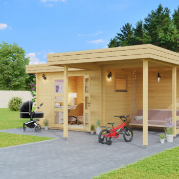Gartenhausfabrik Gartenhaus Roxana 44, Dicke 44 mm