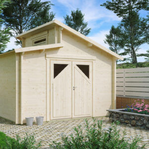 Gartenhausfabrik Gartenhaus Varianta 44 C, Dicke 44 mm Natur Allianz Gartenhausfabrik Gartenhaus Varianta 44 C, Dicke 44 mm