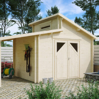 Gartenhausfabrik Gartenhaus Varianta 44 C, Seitendach, Dicke 44 mm