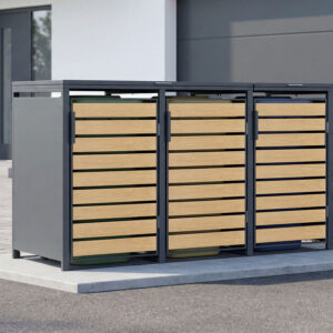 Gartenhausfabrik Velaro Dreier Mülltonnenbox