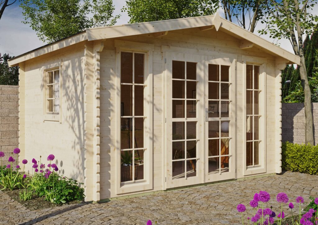 Gartenhausfabrik Gartenhaus Enrico 40 B, Satteldach, Dicke 40 mm