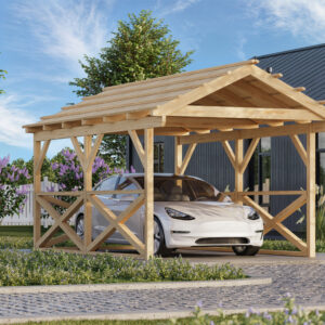 Gartenhausfabrik Fjordholz Carport X1S, Dicke 18 mm