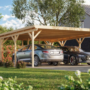 Gartenhausfabrik Fjordholz Carport Modell X2 Plus, Dicke 18 mm