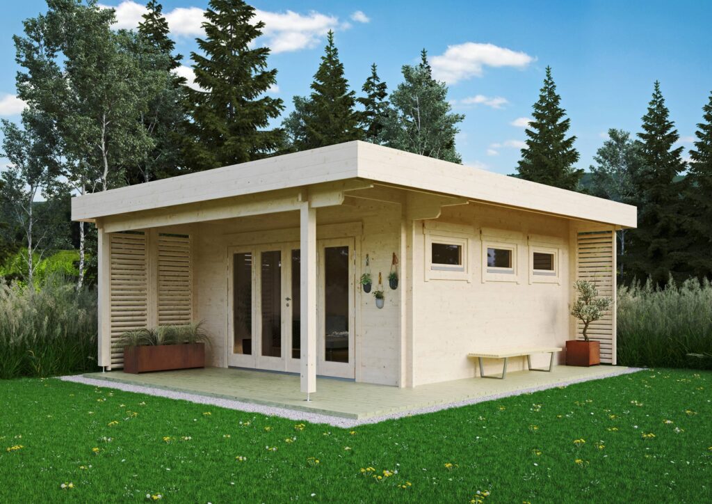 Gartenhausfabrik Gartenhaus Sandra 44 G, Dicke 44 mm