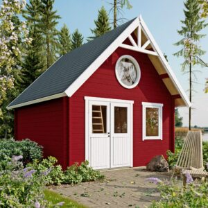 Gartenhausfabrik Fjordholz Kjell 44, Dicke 44 mm